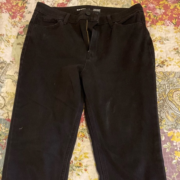 Old Navy Black Jeans size 8 - Picture 2 of 3